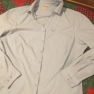 Womens XL Duluth Trading Co light blue